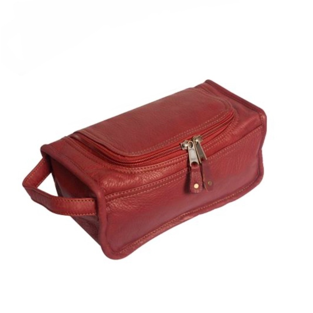 Canyon Outback Taylor Falls Leather Toiletry Bag